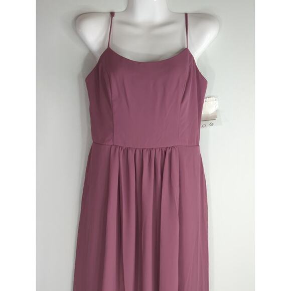 DB Studio Celebrate Women's Scoop Neck Smocked Maxi Dress Pink Size 8 NWT - Picture 3 of 11